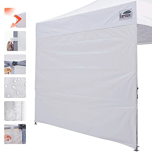Eurmax USA Instant Canopy SunWall Tent Sidewalls for 10x10 Pop Up Canopy Tent,1 Pack Sidewall Only (White) - Image 2