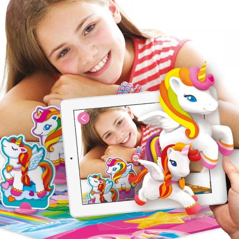 4M - Imagine Station AR Floor Puzzles Unicorn - 06802 - Image 3