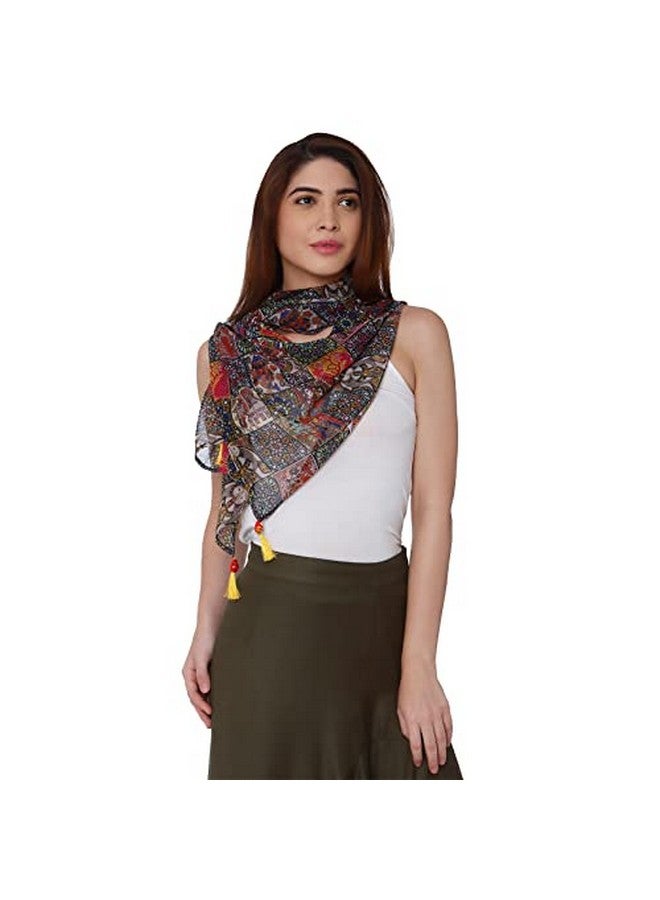 Shiloh Multicoloured Printed Scarf - Image 2