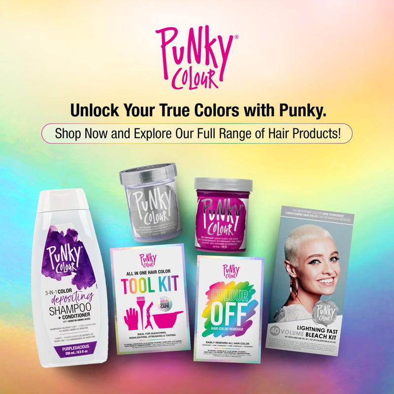 Punky منظف شعر وبلسم ملون 3 في 1 من بانكي كولور، 8.5 أونصة سائلة (بربلداشس) - Image 5