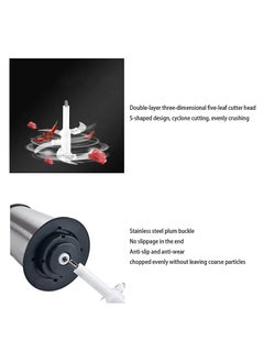 Eworld Electric Meat Chopper and Grinder, Stainless Steel Food Processor for Vegetable and Fruits 5L  - Image 4