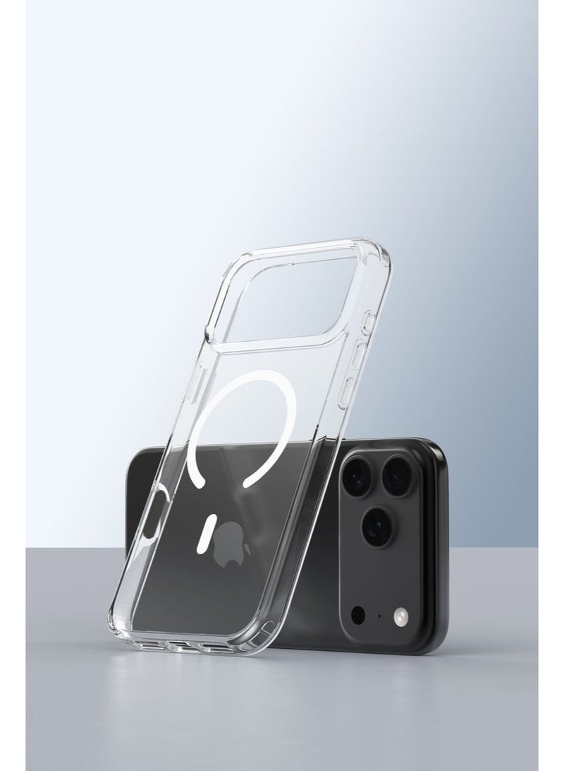ديفيا جراب  ايفون 17 برو ماكس ماجسيف من ديفيا حماية فائقة من الصدمات والسقوط؛ تصميم أنيق وعصري؛ مواد صديقة للبيئة؛ وتجربة استخدام مريحة ومتطورة بلون شفاف - Image 4