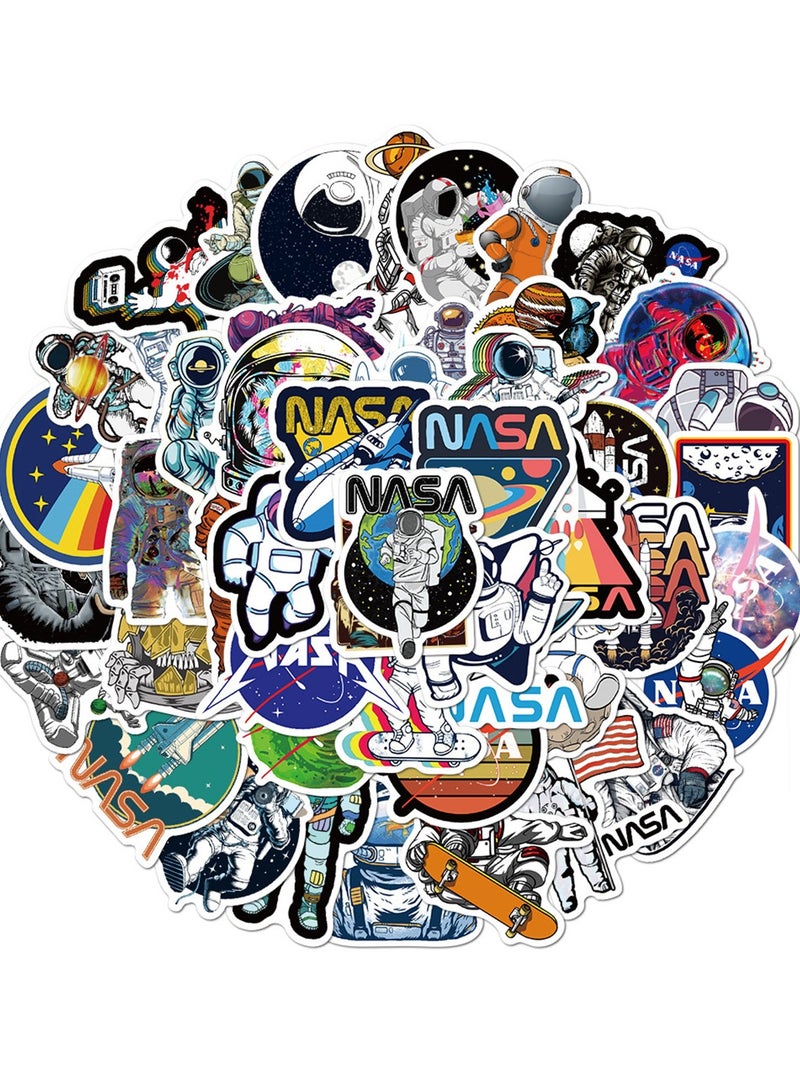 general 50-Piece Nasa Cute Vinyl Waterproof Sticker - Image 2