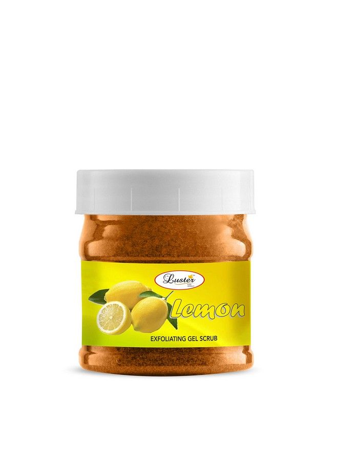 LUSTER Lemon Face & Body Gel Scrub; Made With Lemon Extract; Exfoliating Gel Scrub; Face Scrub For Women & Men; Suitable For All Skin Type; Paraben & Sulfate Free 500Ml - Image 2