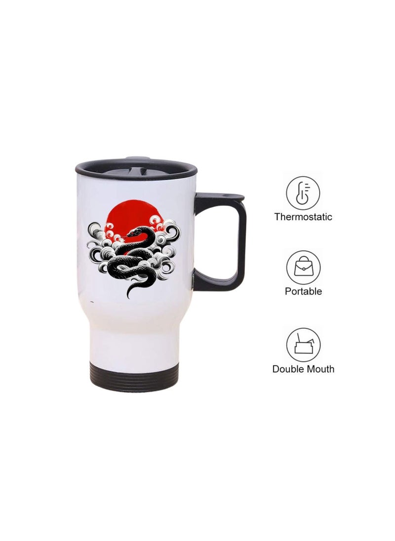 Generic - China Travel Mug–Insulated Stainless Steel Coffee Mug For Hot&Cold Drinks,Perfect For Commuting,Road Trips And Celebrate With Style–Leak-Proof Travel Mug - Image 1