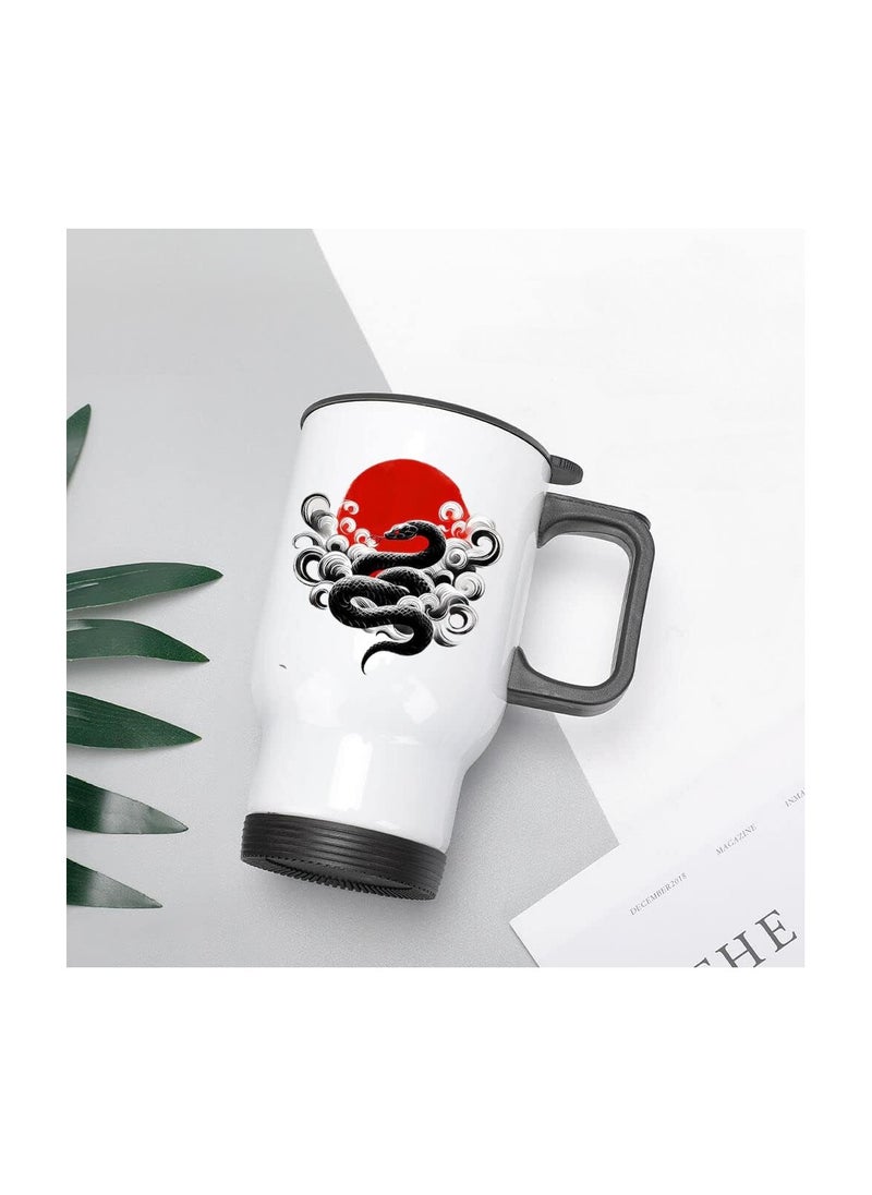 Generic - China Travel Mug–Insulated Stainless Steel Coffee Mug For Hot&Cold Drinks,Perfect For Commuting,Road Trips And Celebrate With Style–Leak-Proof Travel Mug - Image 1