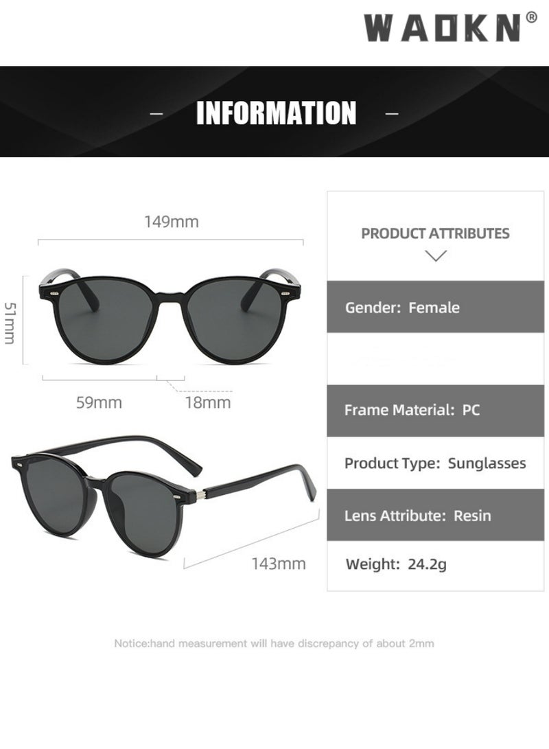 WAOKN Polarized Sunglasses for Women Men, Classic Driving Ladies Sun Glasses, Fashion Butterfly Shades for Womens Outdoor 100% UV400 Protection Driving，Traveling,Outdoor Travel Driving Daily Use Etc - Image 5