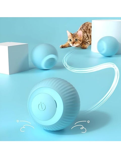 Light Up Cat Ball - Transform your kittens' indoor playtime with this electric interactive toy, which provides 360° automatic rotation and the convenience of USB recharging for endless fun.