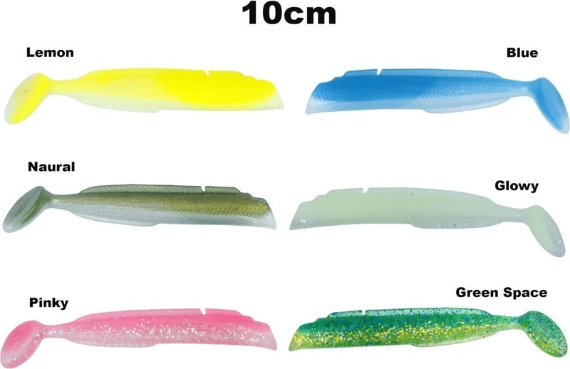 FUJIN Salt Eel Body 10CM X3 Silicone Bait Body