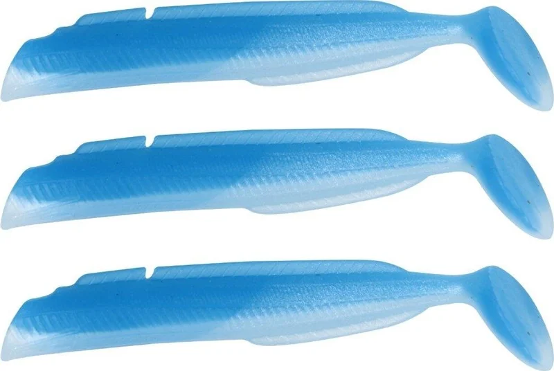 FUJIN Salt Eel Body 10CM X3 Silicone Bait Body