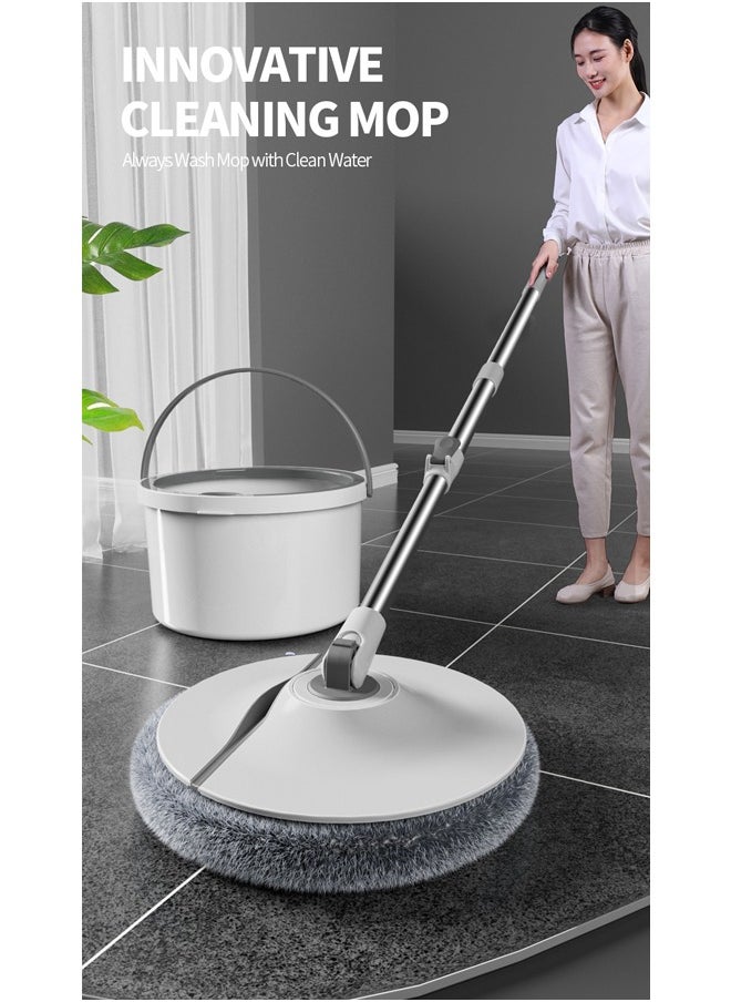 Floor Mop and Bucket with Wringer Set