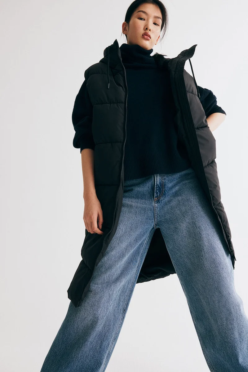 H&M Hooded Puffer Gilet
