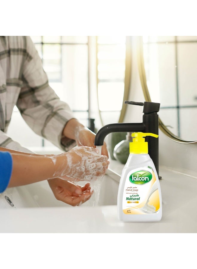 Falcon Hand Soap Natural Milk Protein 250 ML - Image 2