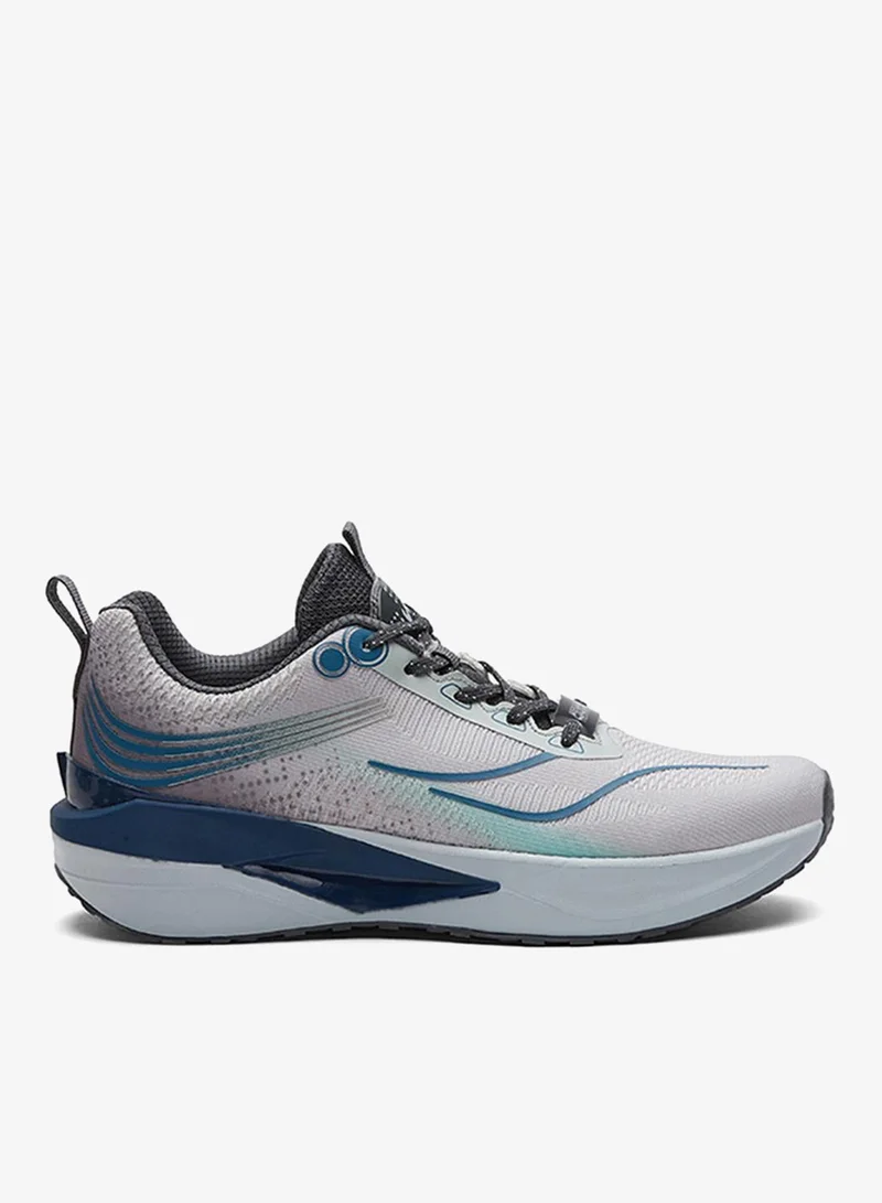 CAMPUS Men Juniper Bubble Yoga Max Lace-Up Running Shoes-Light Grey