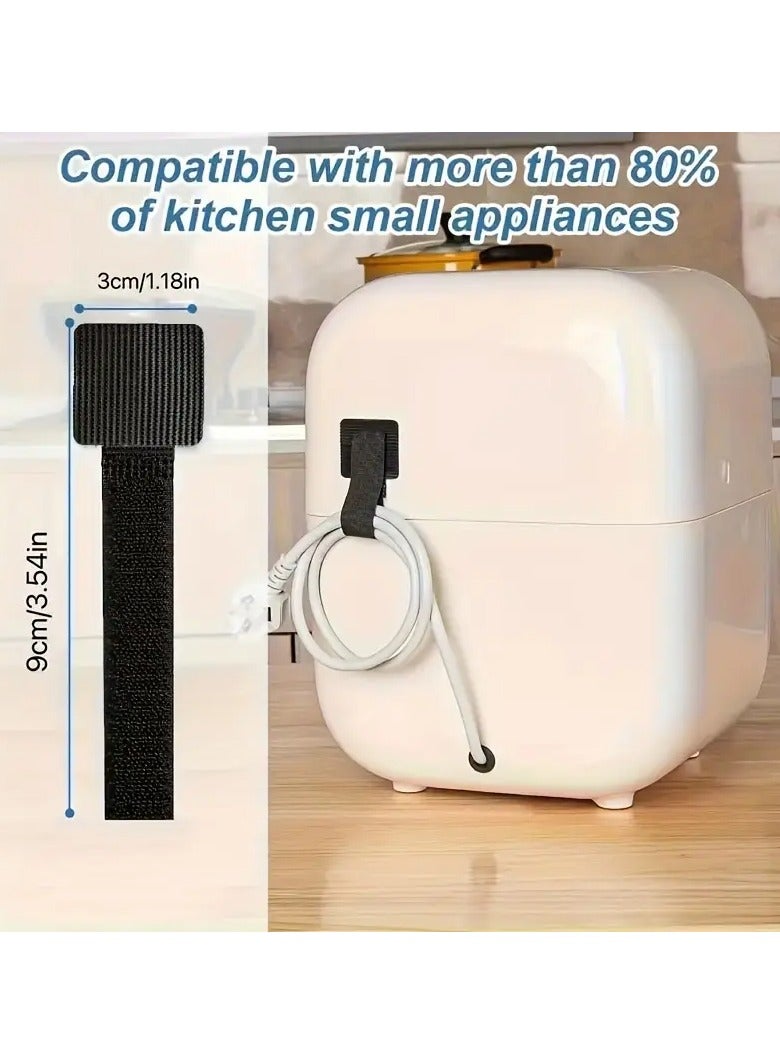 Goolsky 10 pcs Premium Nylon Cord Organizer - Efficiently Manage Cords for Mixer, Coffee Maker, Blender, Air Fryer, Pressure Cooker, and Other Kitchen Appliances - Durable, Space-Saving, and Easy to Use  - Image 5