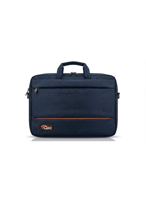COUGAR-EGY laptop & Briefcase Bag for laptop, shoulder bag for men fits up to 15.6" (010 - BLUE)