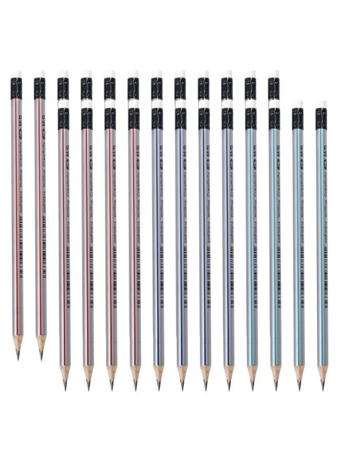 M&G Pencil with eraser Triangle 2B - Image 5