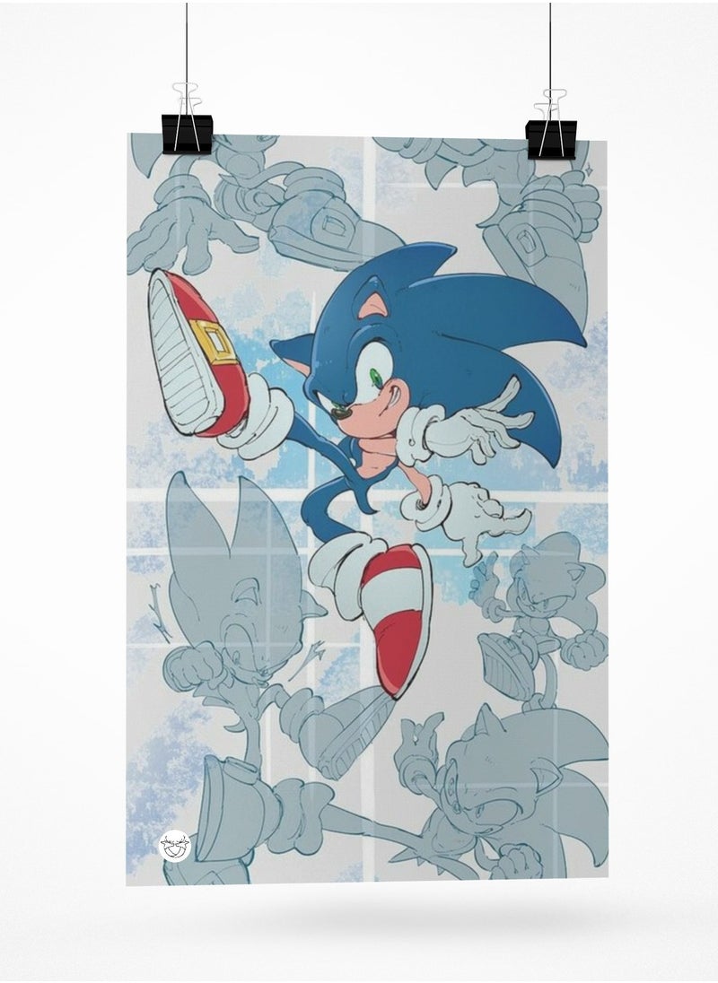 Reeman Design Poster printed with Sonic design 