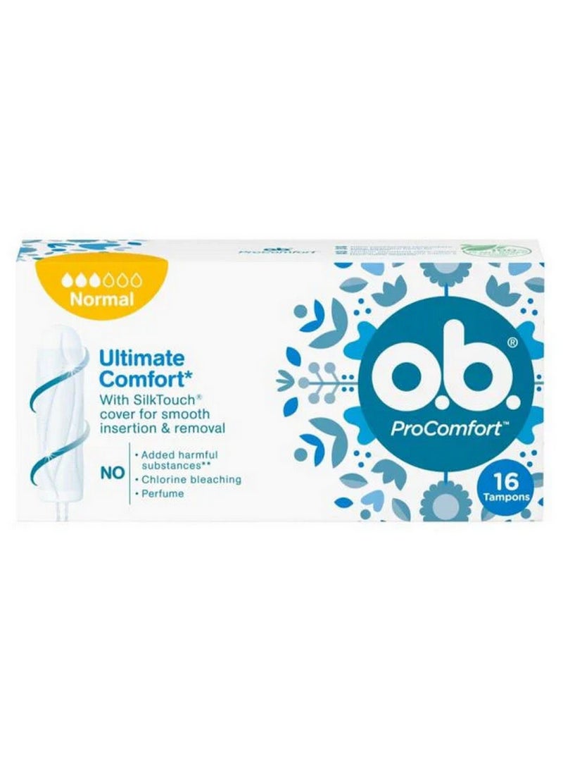 o.b. Ultimate Comfort Normal Tampons 16Pcs  - Image 2