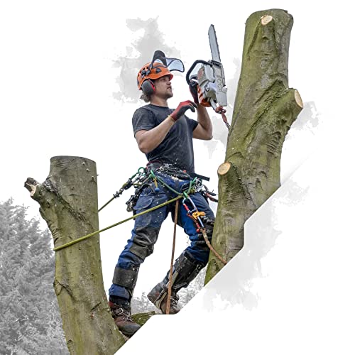 Pelican Rope 24-Strand 7/16 in (11 mm), USA Made Arborist Rope - 7,000 lb MBS - Static Climbing Rope - Lightweight - Arborist-24™ - 120 Ft - Plain End - Yellow Black - Image 4