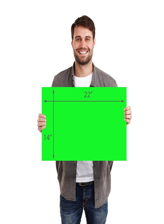 Royal Brites Neon Poster Board 14" x 22" - Striking Colors, Fade-Resistant, Water-Resistant - Ideal for Vision Board Supplies, Signs, Announcements - Lightweight, Durable - Made in USA, 25 Sheets - Image 3