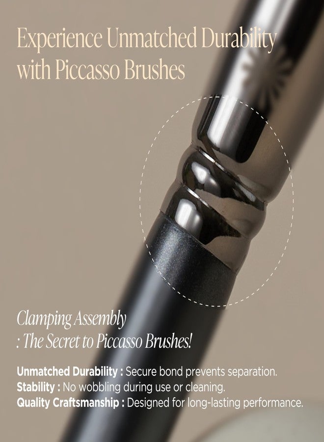 Piccasso 201 Nose Shading Brush - Soft Hair Makeup Brush for Nose Shaper and Face Makeup, Small Angled Brush for Precise Contouring and Blending, Korean Professional Beauty Tool for Daily Use - Image 4