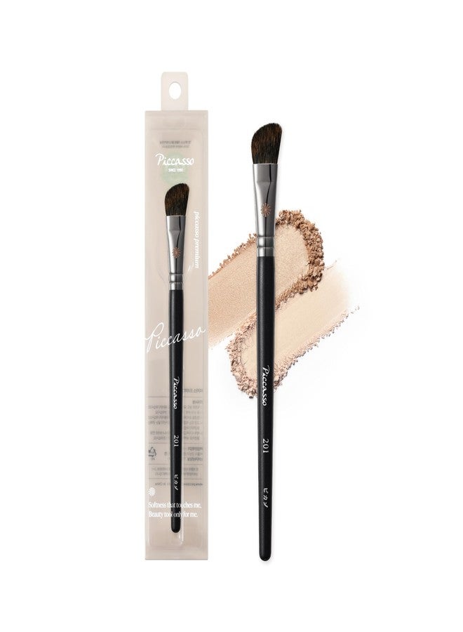 Piccasso 201 Nose Shading Brush - Soft Hair Makeup Brush for Nose Shaper and Face Makeup, Small Angled Brush for Precise Contouring and Blending, Korean Professional Beauty Tool for Daily Use - Image 1