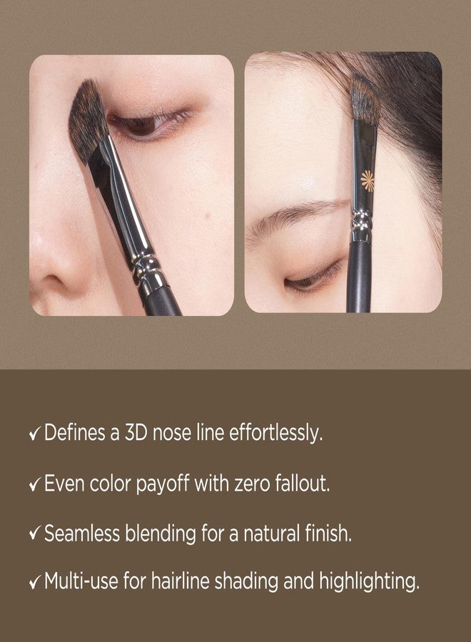 Piccasso 201 Nose Shading Brush - Soft Hair Makeup Brush for Nose Shaper and Face Makeup, Small Angled Brush for Precise Contouring and Blending, Korean Professional Beauty Tool for Daily Use - Image 5
