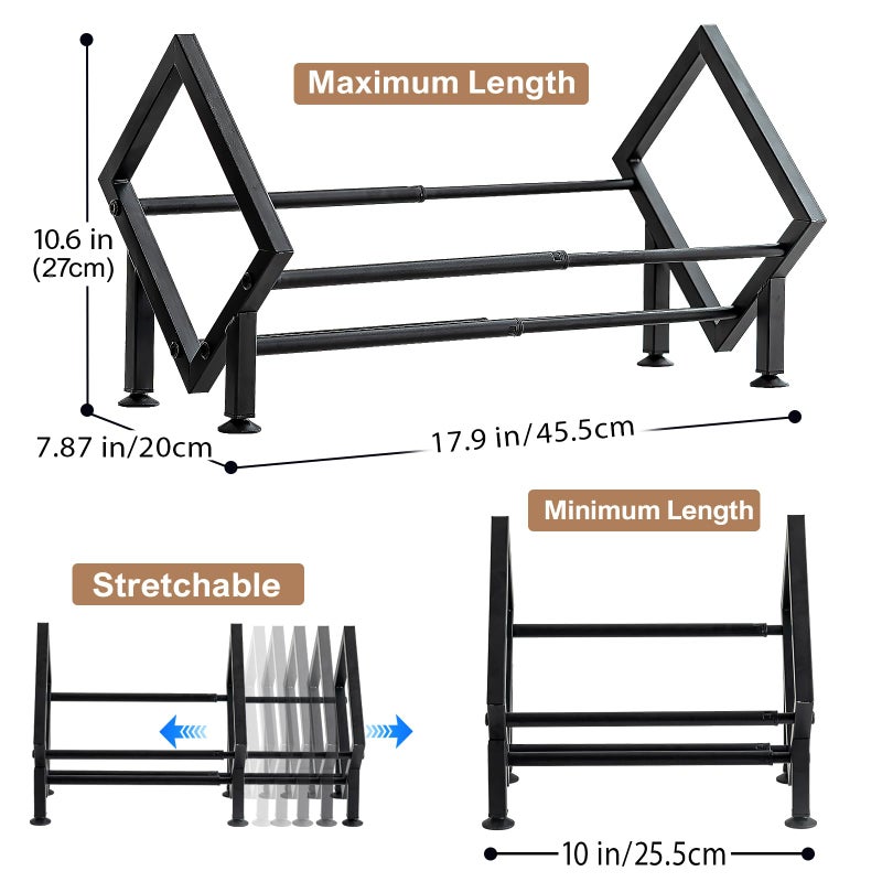 ENCIMART Adjustable Desktop Bookshelf for Desk Book Organizer, Tilting Tabletop Bookshelf in Office Home/Bedroom, Vinyl Record Storage Holder Book Rack for Magazine/CDs/Books/Vinyls Display (Patent Pending - Image 2