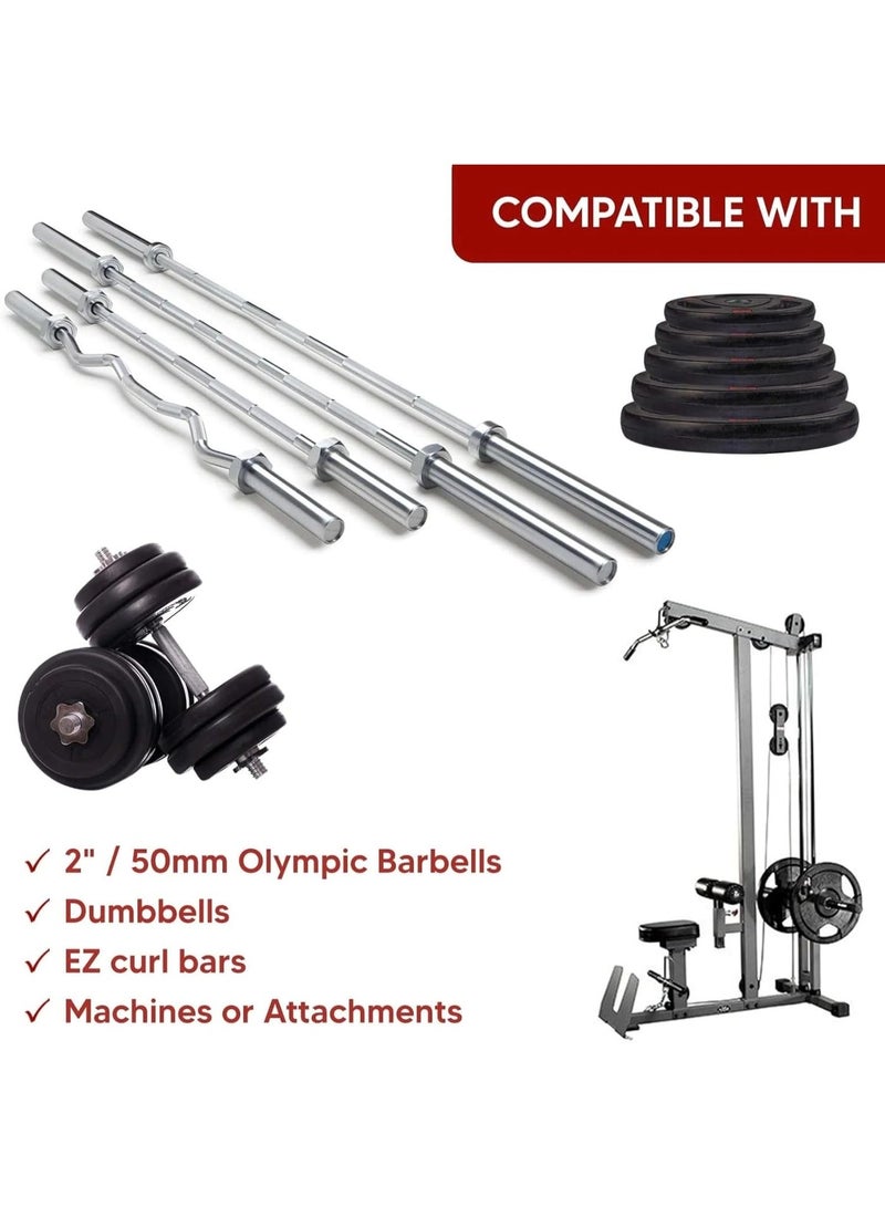 SportQ Tri-Grip Olympic Rubber Weight Plates - Single or Set, Barbell Discs for Crossfit, Strength Training, Gym Lifting, Workout, Heavy Duty Bar Plates - Image 3