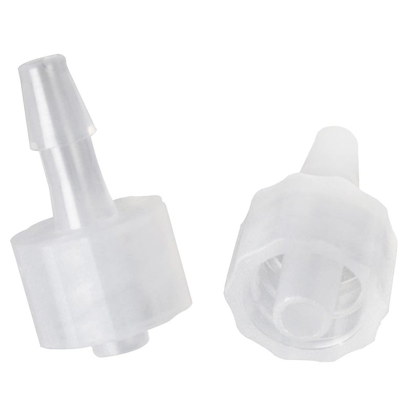 MEETOOT 10pcs Luer-to-Barb Adapter Male Luer with Lock Ring 1/8" Hose Barb Screw Quick Connector Plug 3.2mm for Laboratory Biochemical/Analytical Instruments and Food Machinery - Image 4