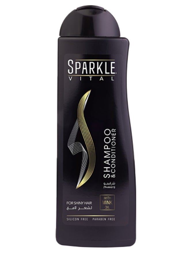 سباركل شامبو وبلسم بزيت المنك 350 مل