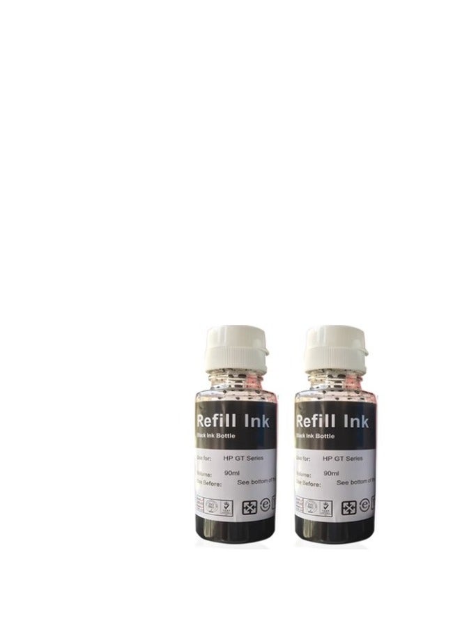 Terabyte GT51 Ink (Black 90g) Compatible Refill Ink for GT 5810, 5811, 5820, 5821, 115, 116, 117, 310, 315, 319, 410, 415, 416, 419, 457 Ink Tank Printer. (2-Black) - Image 1