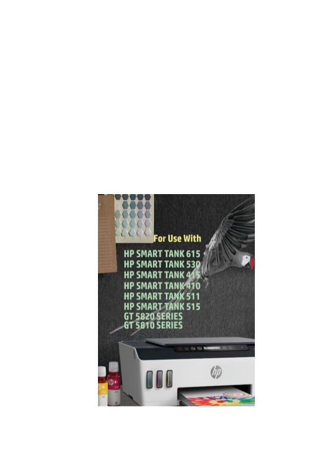 Terabyte GT51 Ink (Black 90g) Compatible Refill Ink for GT 5810, 5811, 5820, 5821, 115, 116, 117, 310, 315, 319, 410, 415, 416, 419, 457 Ink Tank Printer. (2-Black) - Image 2