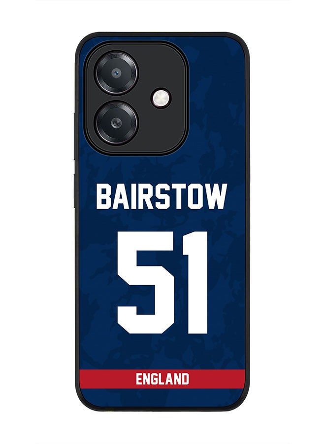 Stylizedd For Oppo A5i Case,Slim fit Camera Protection, Shockproof Thin Phone cover  - England Jonny Bairstow, Jersey No 51