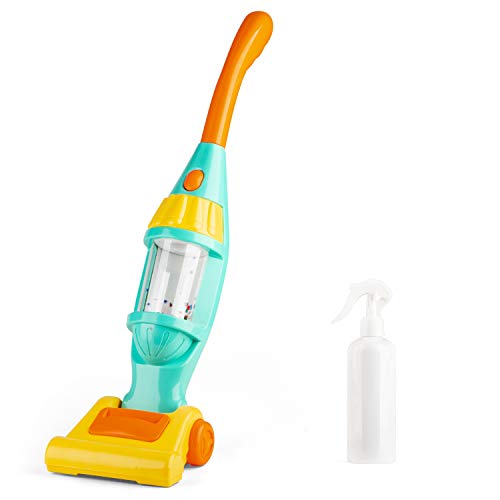 JPSR Toy Vacuum Cleaner for Kids Electric Kids Play Vacuum with Lights Realistic Sounds Whirling Stars Pretend RolePlay House Cleaning Vacuum Cleaner Toys Set for Children Girls Boys Toy - Image 1