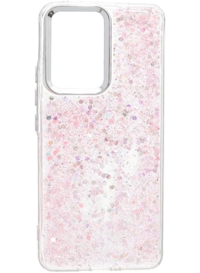 Glossy Plastic and Silicone Back Cover for the Oppo Reno 13F - Multicolor - Image 1