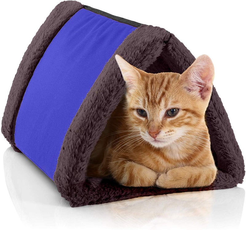 Fluffy's Cat Cave House Pet Bed Pet Dog House (Royal Blue), Royal Blue, Medium, 1221 Gram - Image 4