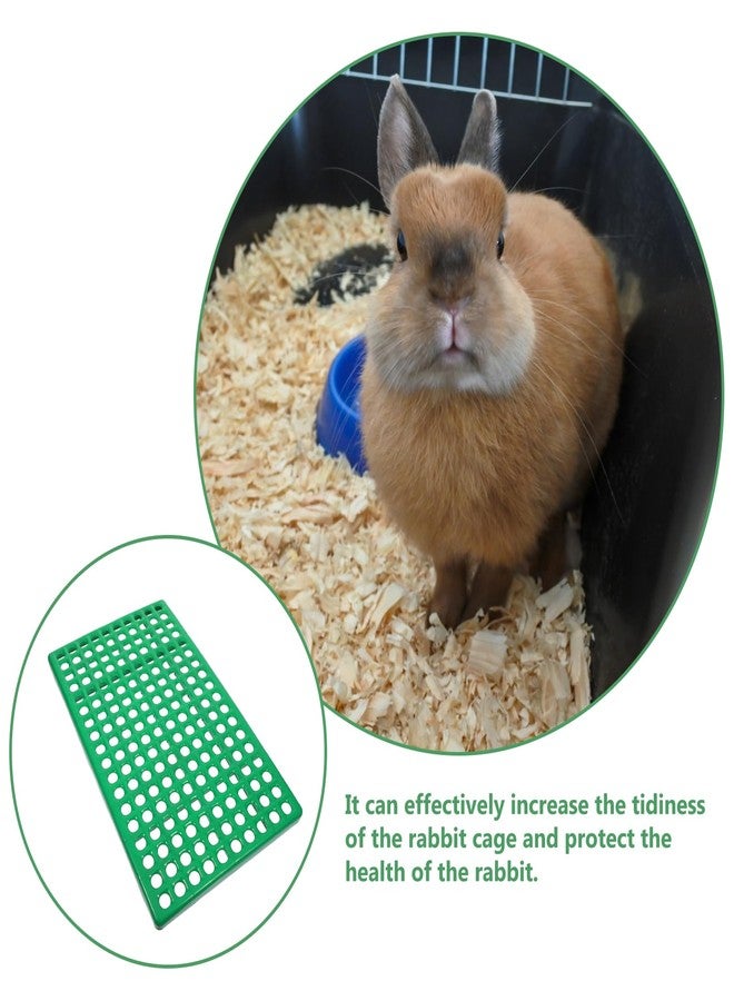 Kisangel Rabbit Cage Resting Mat Bunny Floor Mat Plastic Animal Resting Pads Pet Cage Pad for Small Pet Hamster Cage Accessories - Image 5