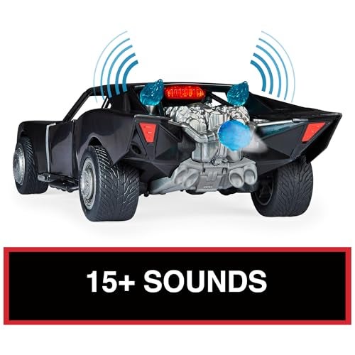 BATMAN The 2022 Movie Lights & Sounds Batmobile with 4-inch Action Figure - Image 4