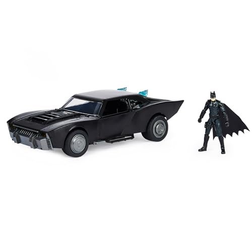 BATMAN The 2022 Movie Lights & Sounds Batmobile with 4-inch Action Figure - Image 1