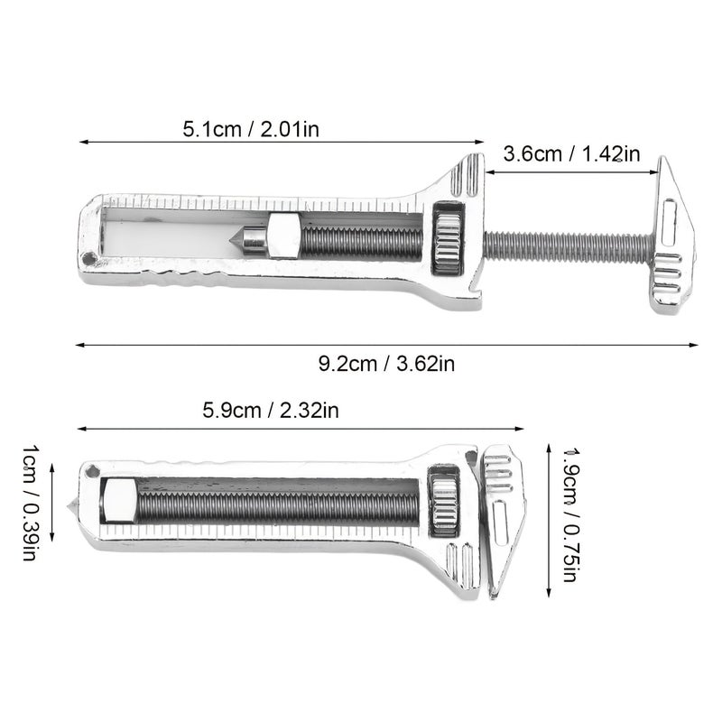 MySouqEg | Very Small Multifunctional Wrench Tool, Heavy Duty Pocket Tool with Bottle Opener, Caliper, Nail Puller, Wire Cutter, 9.2cm Compact Design, Manual Operation, Portable Multi-Tool - Image 3