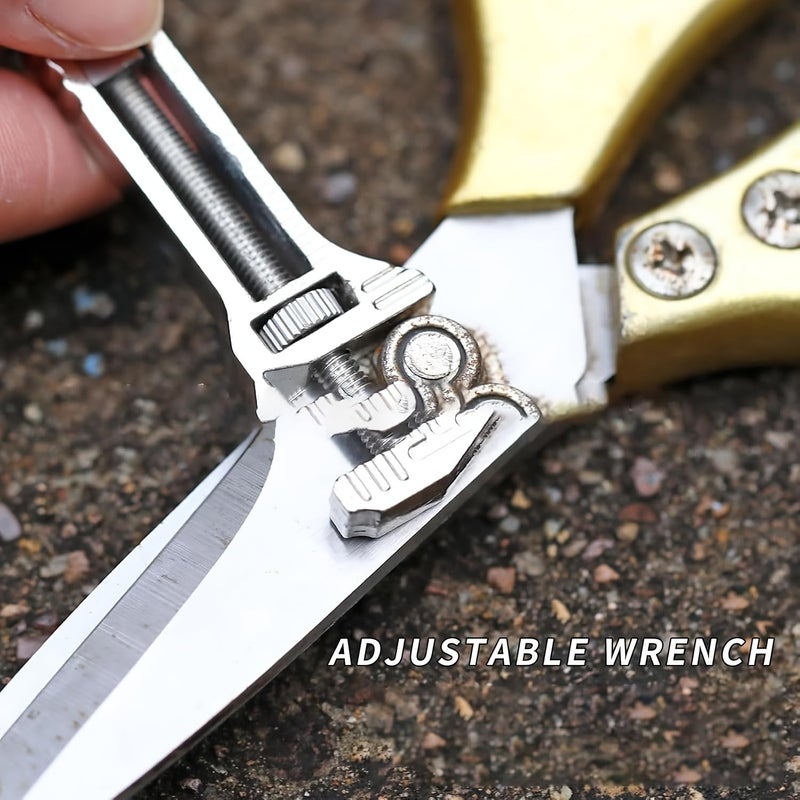 MySouqEg | Very Small Multifunctional Wrench Tool, Heavy Duty Pocket Tool with Bottle Opener, Caliper, Nail Puller, Wire Cutter, 9.2cm Compact Design, Manual Operation, Portable Multi-Tool - Image 4