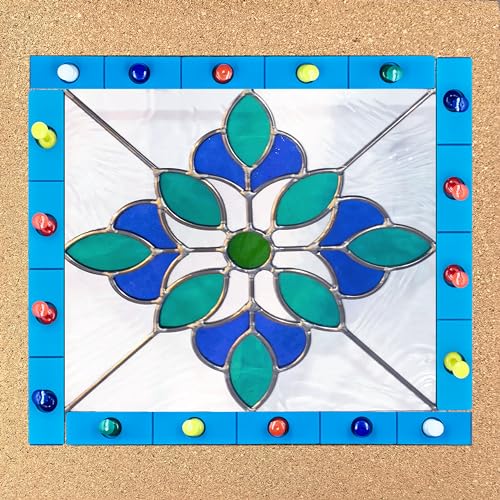ARTKINGTO Layout Block System for Stained Glass Panels, Free to Bend, Easy for You to Layout of Straight Lines Or Any Degree Angles. 6 Pcs 12 Inch Heat Resistant Silicone - Image 3