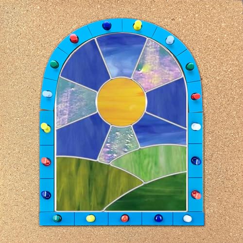 ARTKINGTO Layout Block System for Stained Glass Panels, Free to Bend, Easy for You to Layout of Straight Lines Or Any Degree Angles. 6 Pcs 12 Inch Heat Resistant Silicone - Image 2