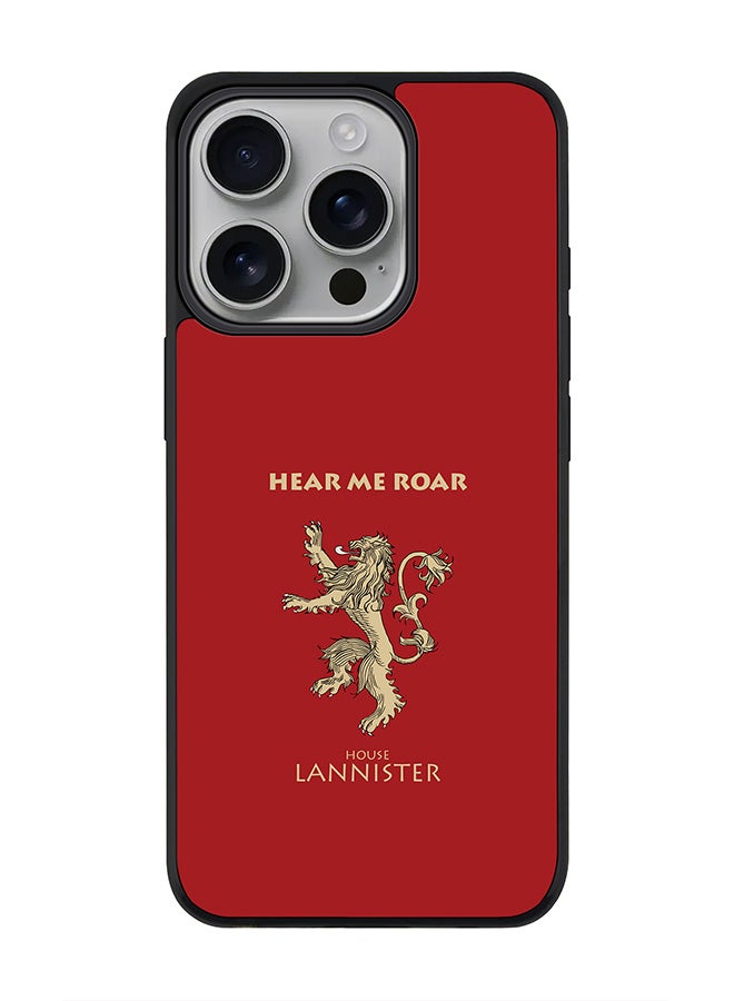 Stylizedd For iPhone 16 Pro Case [Compatible with MagSafe] Slim Magnetic cover Phone Case iPhone 16 Pro -GOT House Lannister  - Image 1