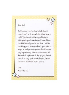 Oye Happy Oye Happy - Dear Daddy Gift Combo - Dad to be Mug and Letter from Baby for Expecting Fathers/New Dad's on Father's Day  - Image 4