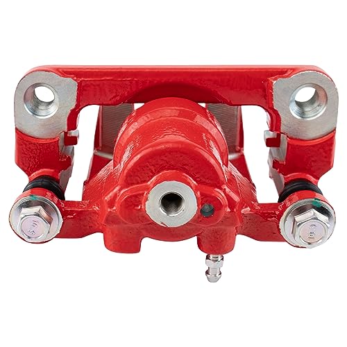 TRQ Rear Performance Brake Caliper Set Red Compatible with 2002-2022 Nissan Altima 2003-2022 Maxima - Image 5