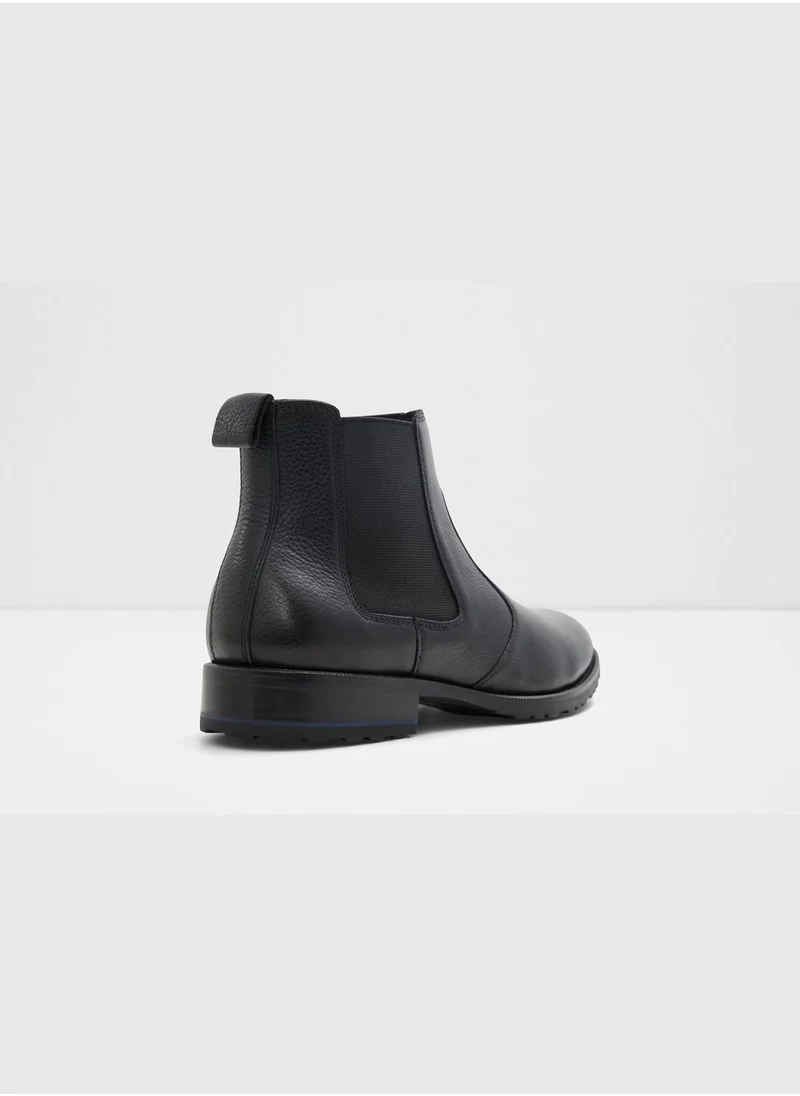 الدو Textured Slim Fit Ankle Boots