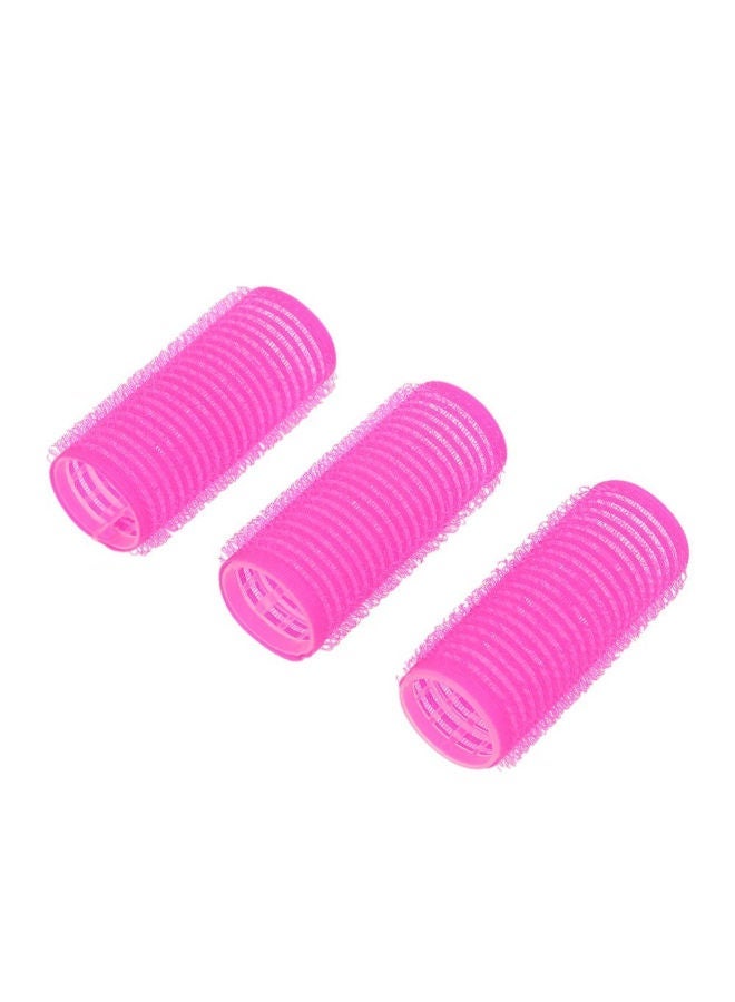 NIBEMINENT 10-Piece Large Self Grip Hair Curl Roller Pink - Image 2